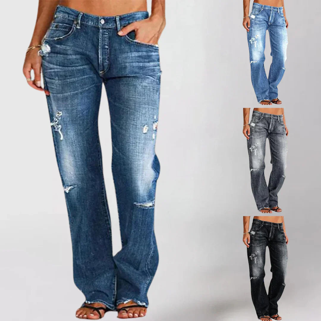 Alexia™ Elegant low waist jeans