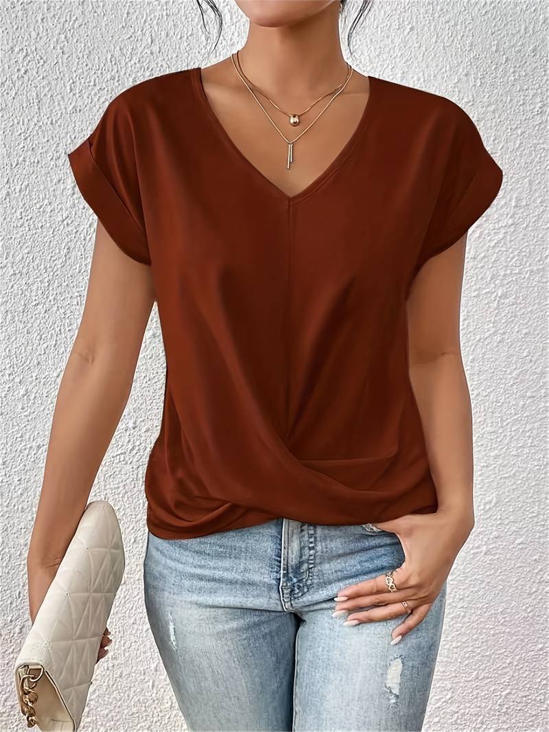 Charlotte™ Casual V-Neck Shirt