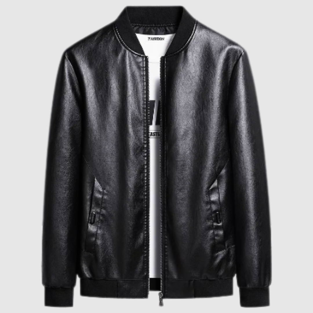 John™ Casual Leather Jacket